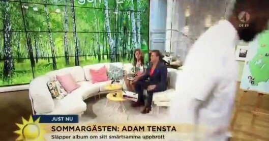 ...Men valde att resa sig upp och lämna i protest. Foto: TV€