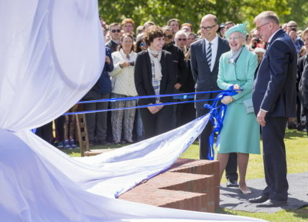 Queen Margrethe attending Herlufsholms 450-year anniversary