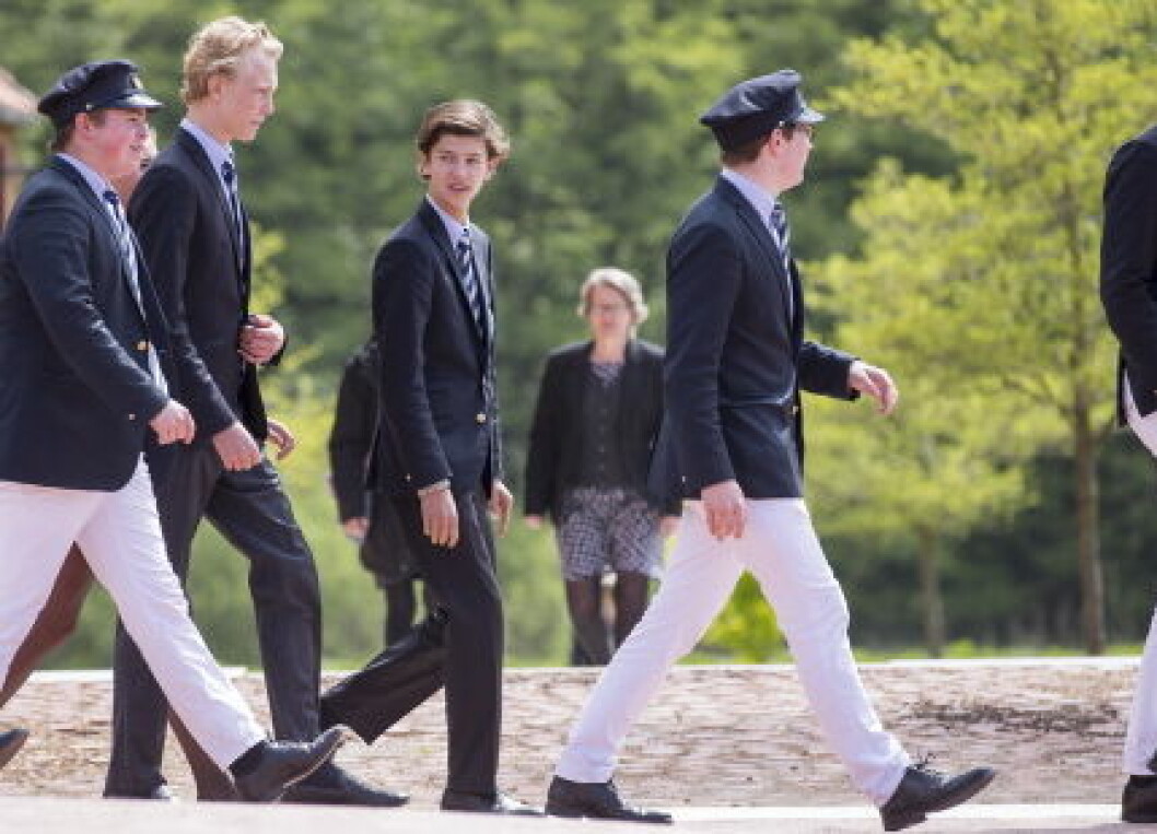 Queen Margrethe attending Herlufsholms 450-year anniversary