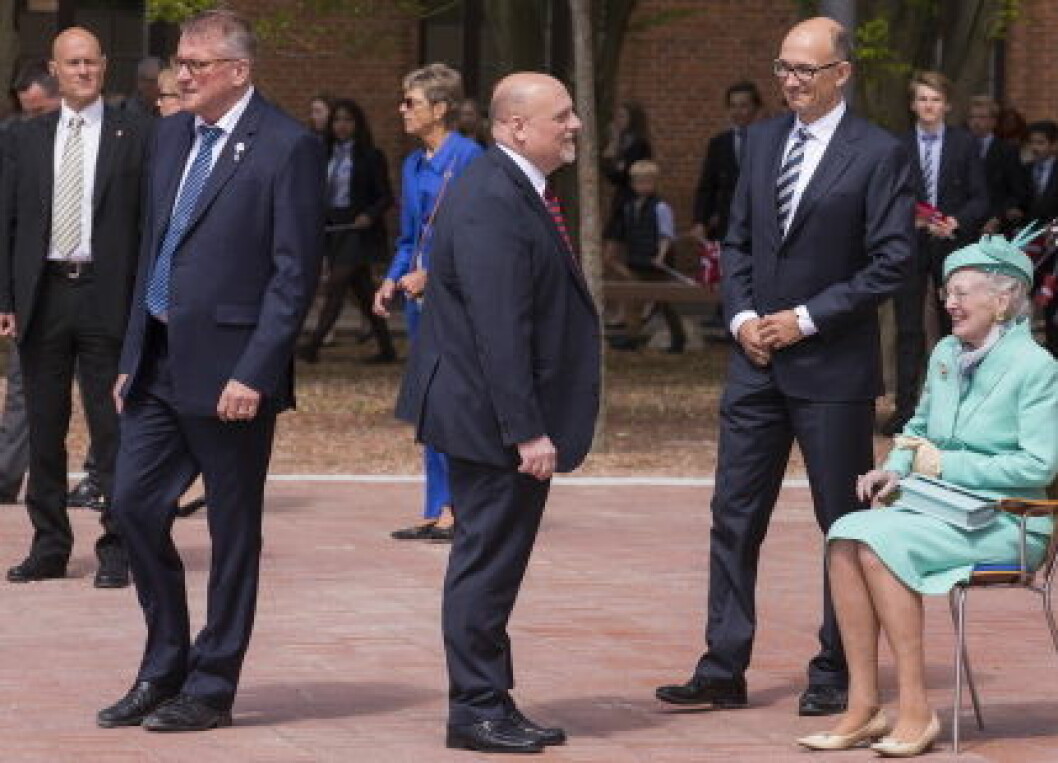 Queen Margrethe attending Herlufsholms 450-year anniversary
