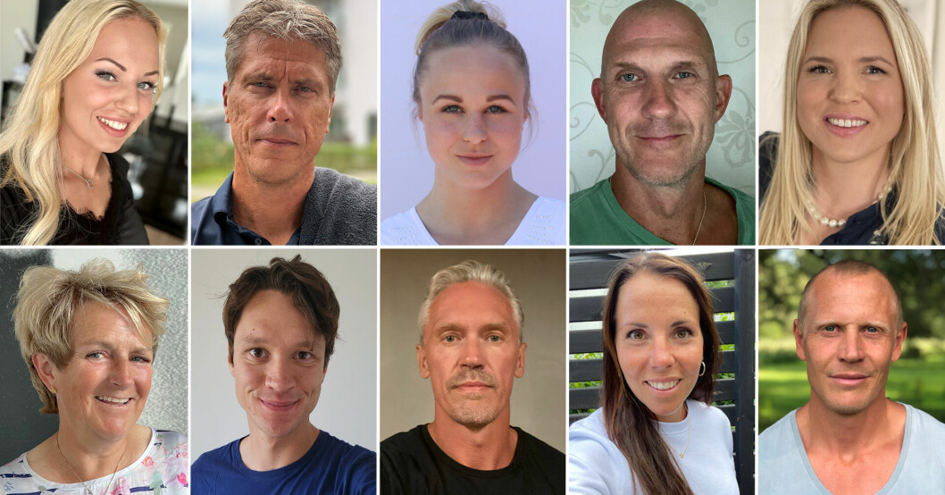 Här är deltagarna i Mästarnas mästare 2023. Anja Pärson, Nils van der Poel, Charlotte Kalla, Rickard Nordstrand, Andreas Bergwall, Johan Wissman, Maria Gretzer, Anders Holmertz, Jonna Adlerteg och Elina Öhman