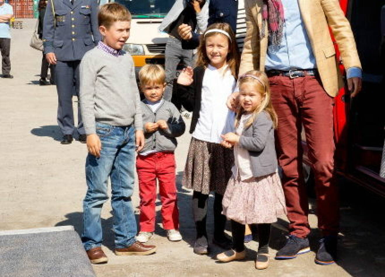 Danish crown prince couple with family in Greenland