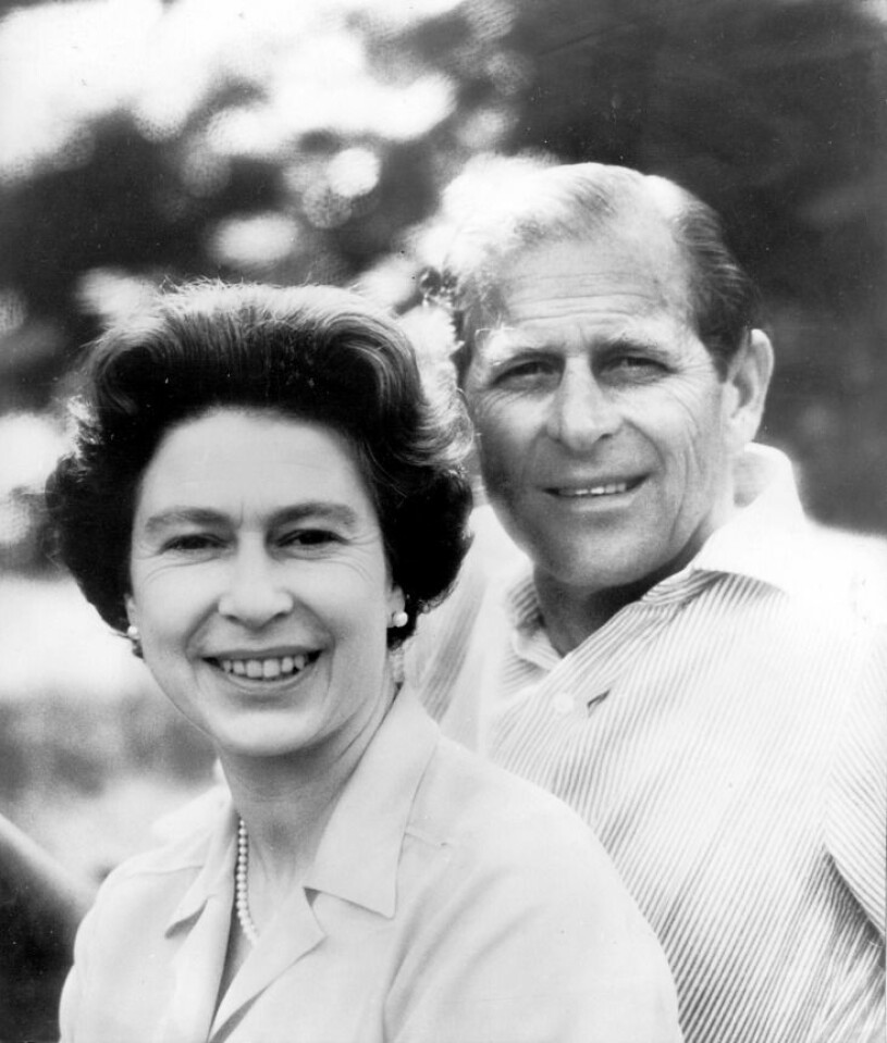 Elizabeth och Philip på Balmoral 1972.