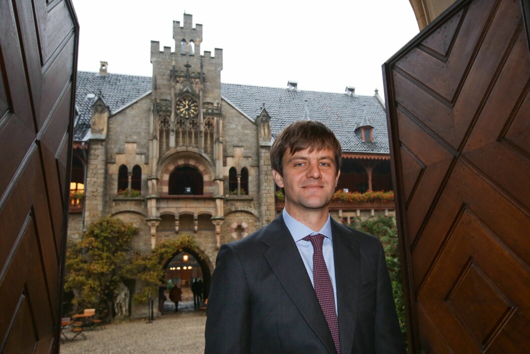 Ernst August, Erbprinz ,von Hannover, auf Schloss Marienburg