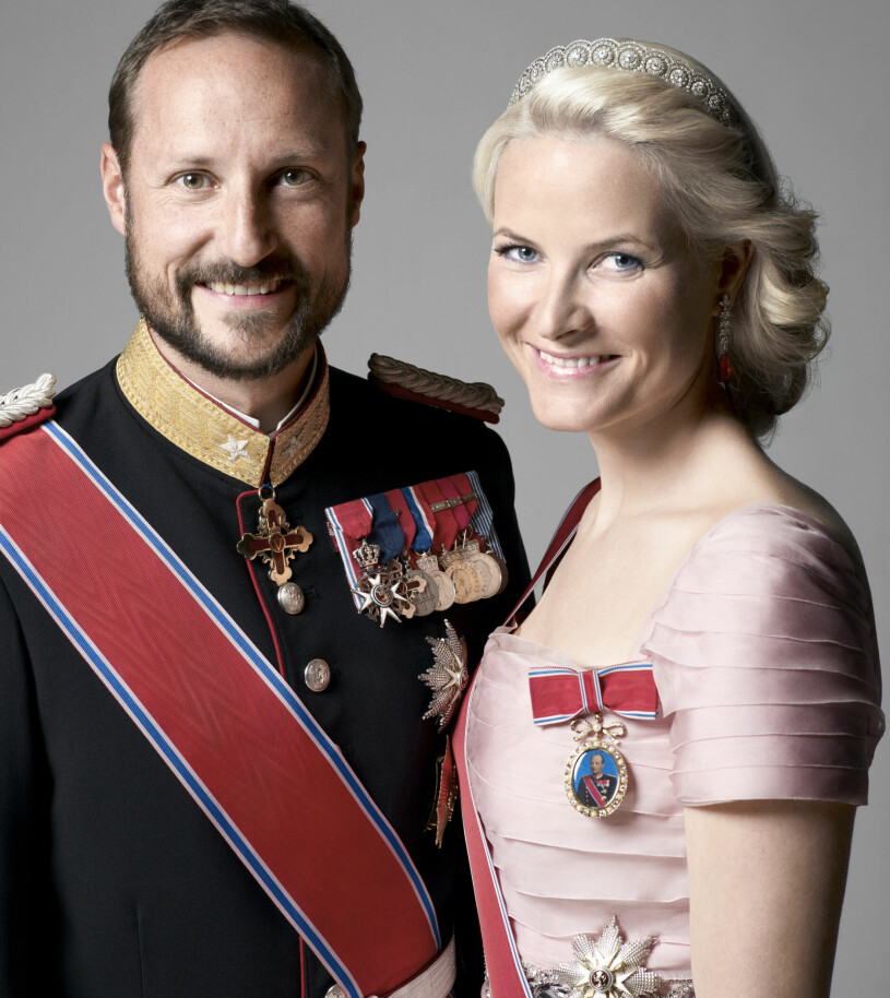 Norges kronprinspar. Kronprinsessan Mette-Marit och kronprins Haakon