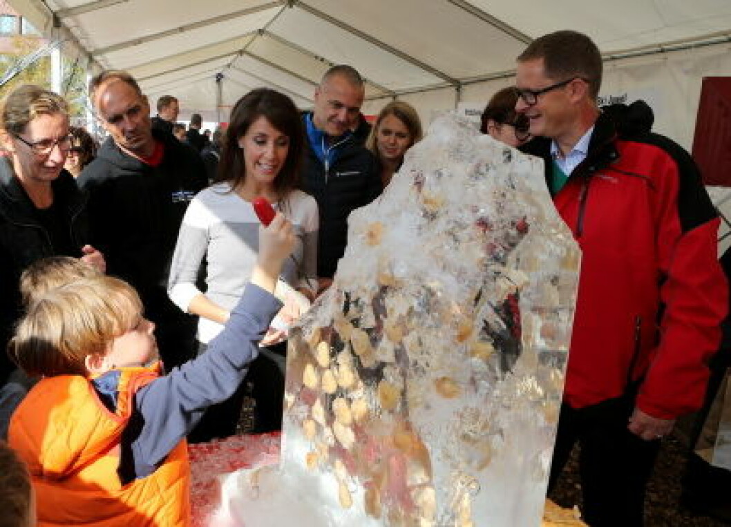 HRH Princess Marie opens the ski season in Danish city Aarhus