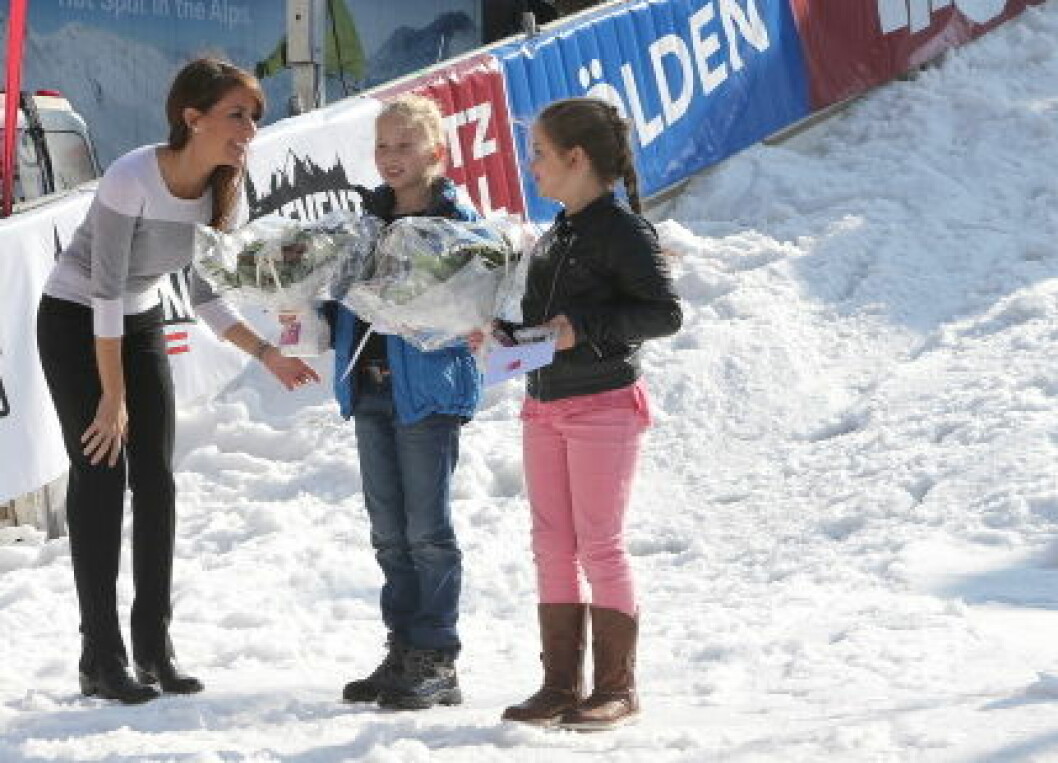 HRH Princess Marie opens the ski season in Danish city Aarhus