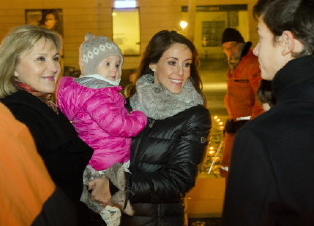 HRH Princess Marie attends World AIDS Day with her children