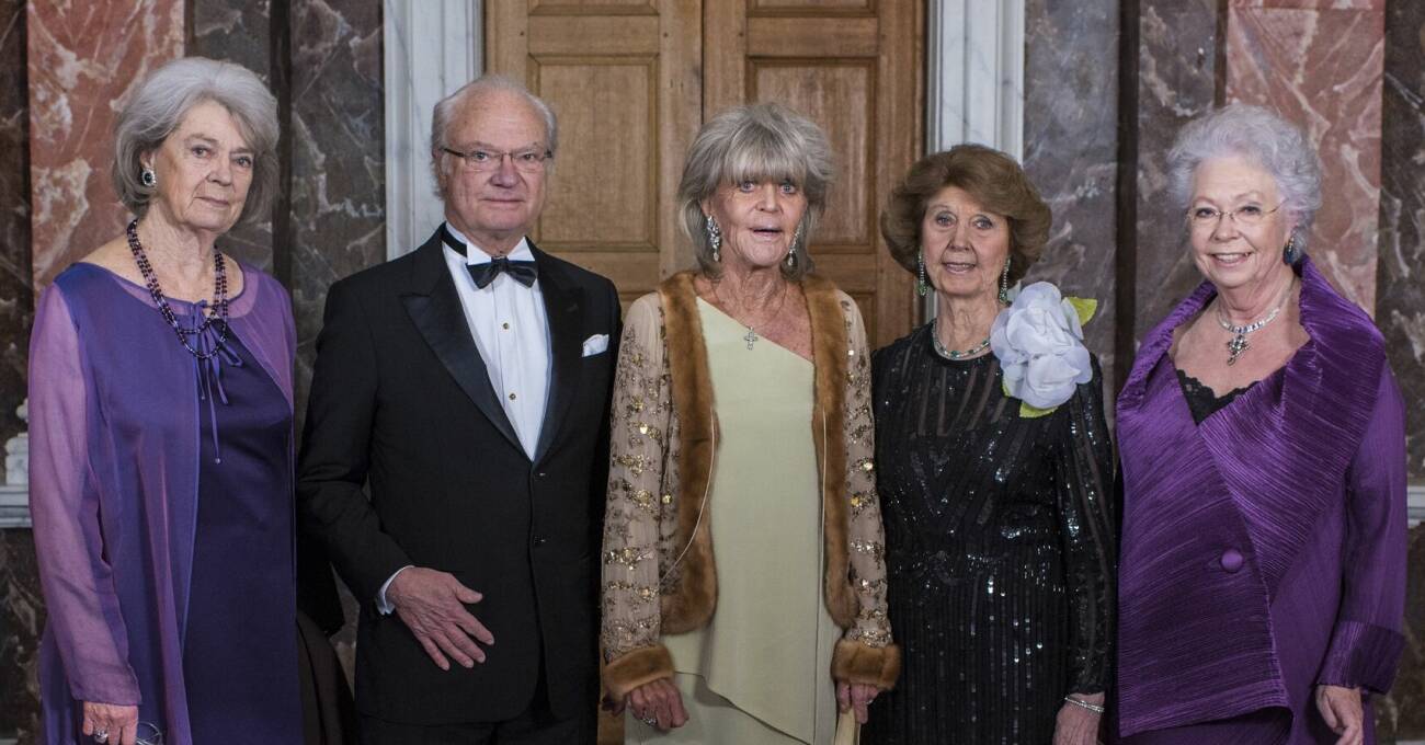 Prinsessan Margareta, H.M. Konung Carl XVI Gustaf, H.K.H. Prinsessan Birgitta, Prinsessan Désirée, Prinsessan Christina