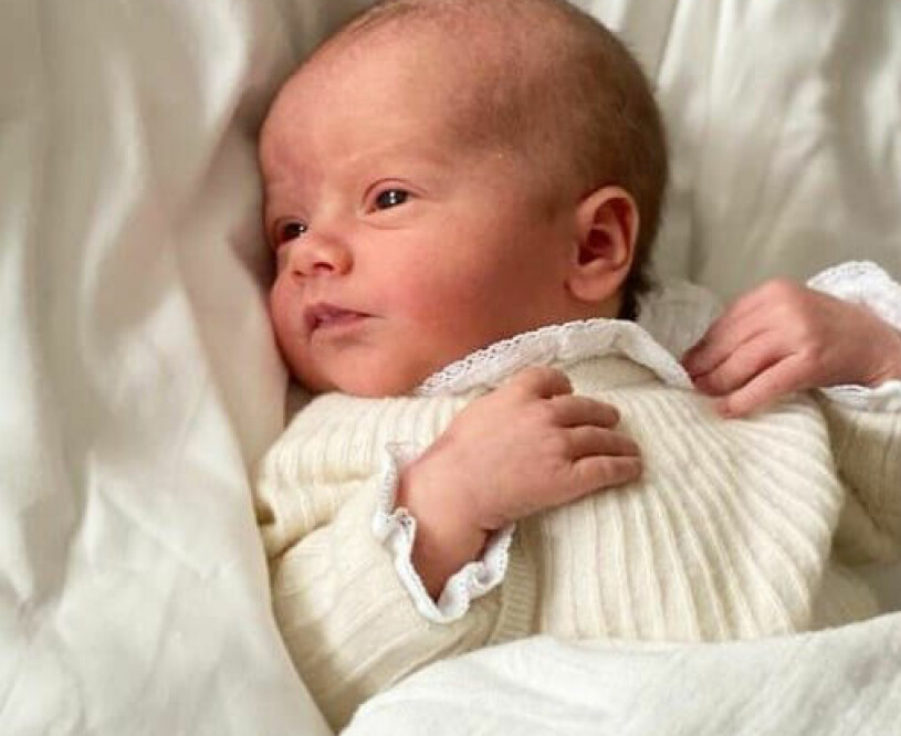 Prins Julian fotograferad av sin far prins Carl Philip. Prins Julian Första bilden