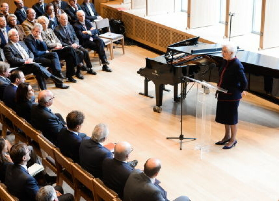 Queen Paola And King Albert At The Queen Elisabeth Music Chapel, Waterloo, Belgium
