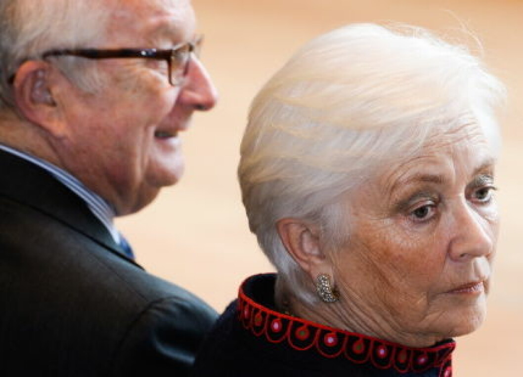 Queen Paola And King Albert At The Queen Elisabeth Music Chapel, Waterloo, Belgium