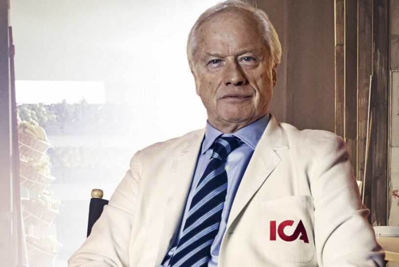 Loa Falkman som Ica-Stig.