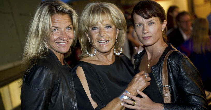 Tillsammans med döttrarna Kristin Kaspersen och Malin Berghagen. De tre stod varandra oerhört nära. Malin berghagen kristin kaspersen lill-babs