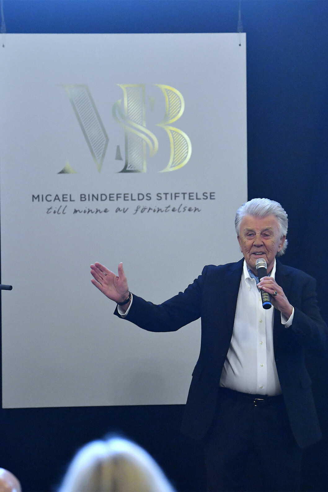 Presenterade stiftelsens stipendier och stipendiater gjorde Sven-Bertil Taube
