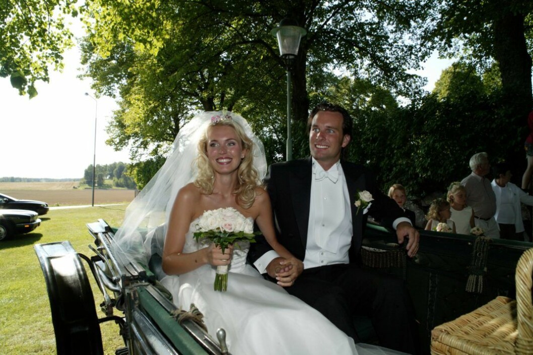 Dagens bröllopspar! Andrea Brodin och Niclas Engsäll. Bröllopsparet Andrea Brodin och Niclas Engsäll.