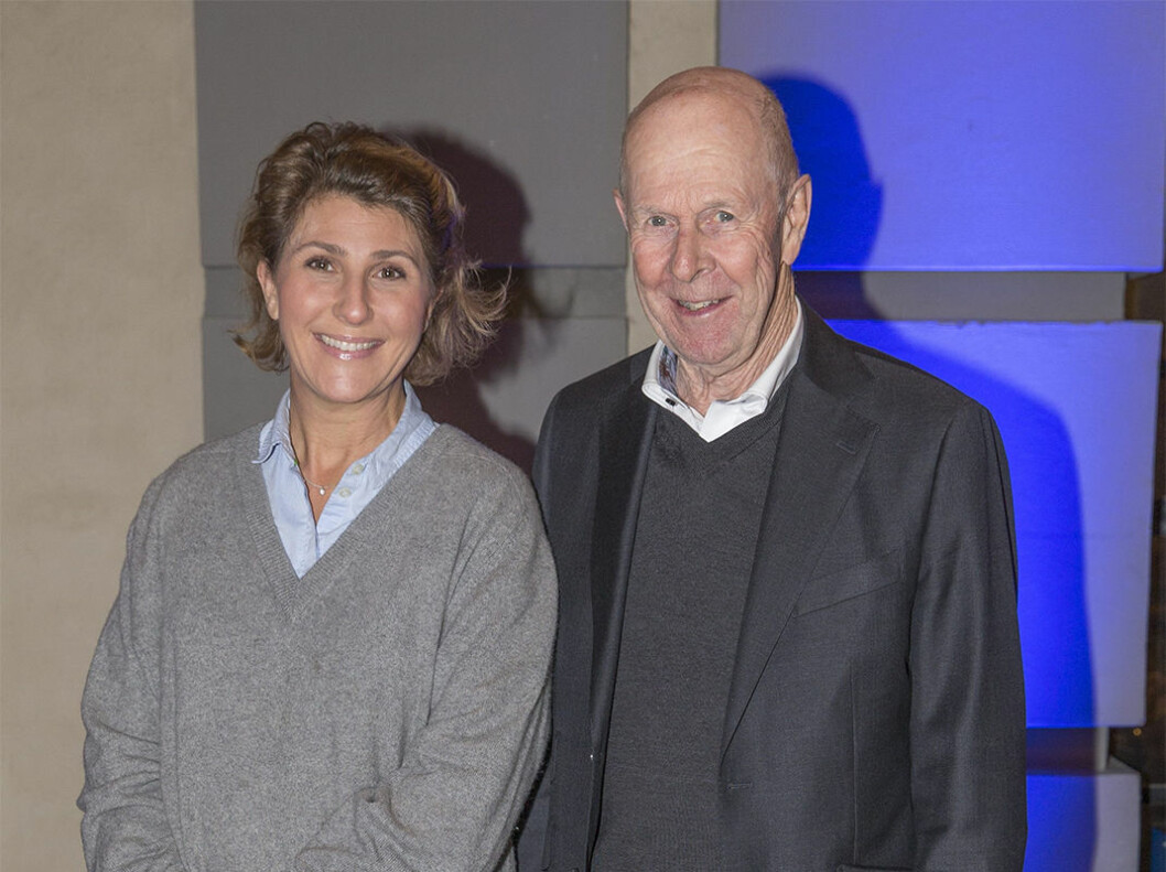 Arvtagerskan Anna Spendrup och Anders Lindström, Styrelseordförande Upplands Motor.