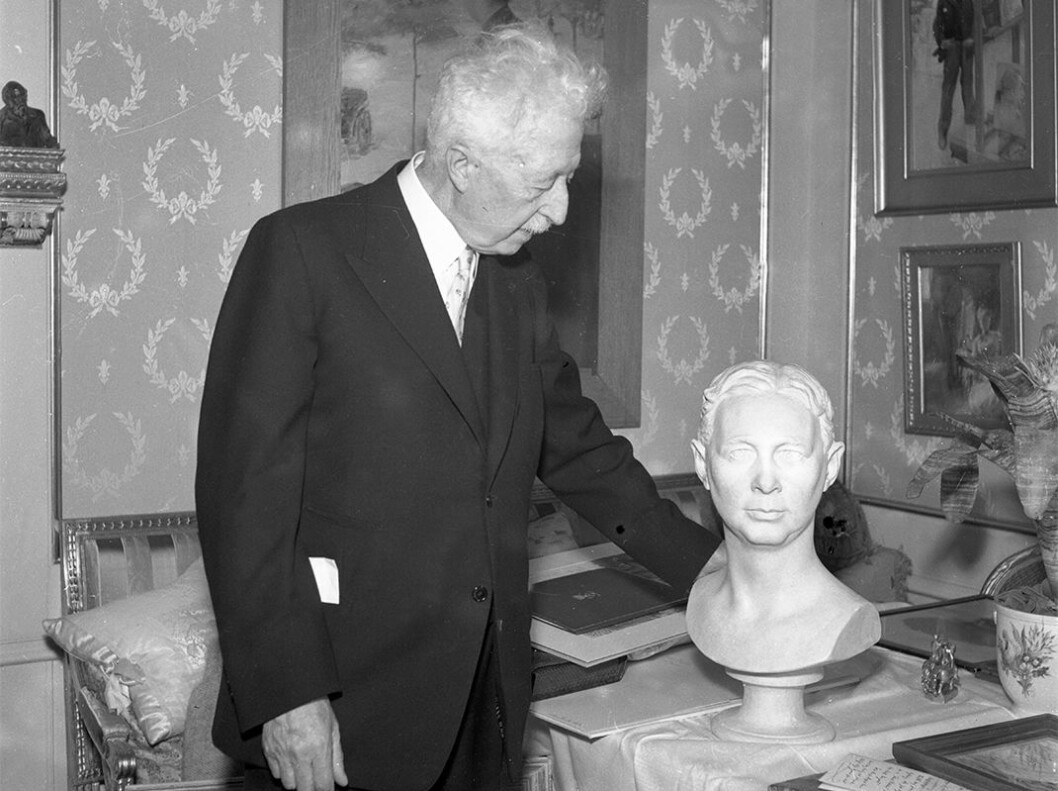 Prins Eugens 80- årsdag, Waldemarsudde 1945. Prins Eugens 80- årsdag, Waldemarsudde 1945