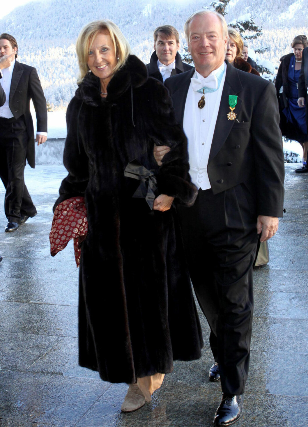 Från Washington kom Världsbankens Lars Yhunell. Hustrun Yvonne sitter<br>i Mentors styrelse.