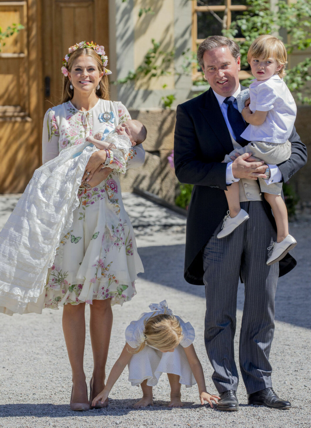 Prinsessfamiljen vid Adriennes dop