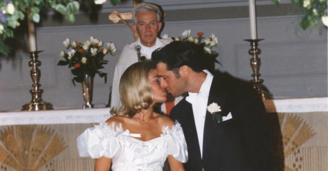 Pernilla Wahlgren och Emilio Ingrosso bröllop 1993