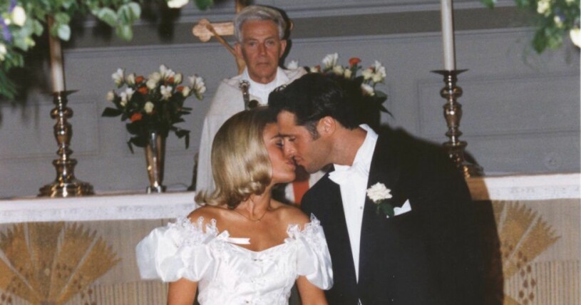 Pernilla och Emilio gifte sig 1993, något som uppmärksammades stort i media. Men bakom fasaden blev äktenskapet i takt med tiden allt olyckligare. Foto: IBL