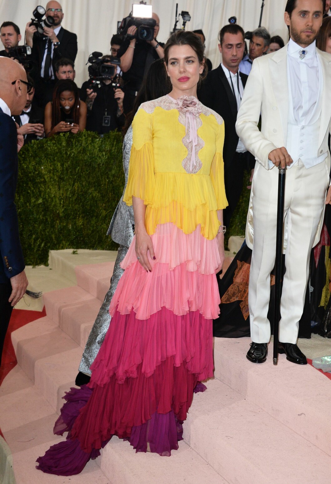 Charlotte Casiraghi attends the Manus x Machina: Fashion in an Age of Technology Costume Institute Benefit Gala at Metropolitan Museum of Art on May 2, 2016 in New York City, NY, USA. Photo by Lionel Hahn/ABACAPRESS.COM (c) Abaca USA / IBL