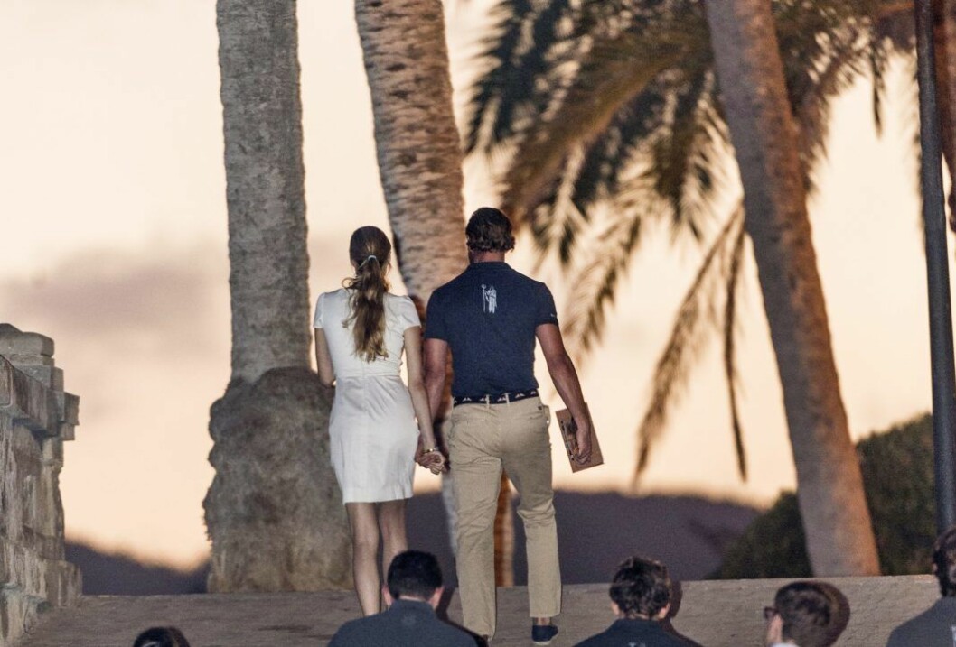 Pierre Casiraghi and his wife Beatrice Borromeo at the Award Ceremony of the 35th Copa Del Rey Regatta in Palma de Mallorca, Spain, on August 06, 2016. Photo by Almagro/ABACAPRESS.COM (c) Abaca / IBL