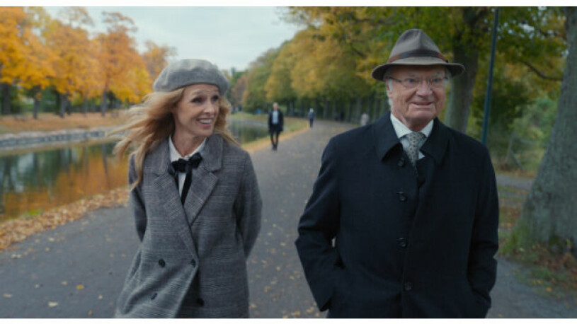 Kungen som filmstjärna. Och han spelar huvudrollen – som sig själv. Kungen med Karin af Klintberg som gjort filmen Kungen