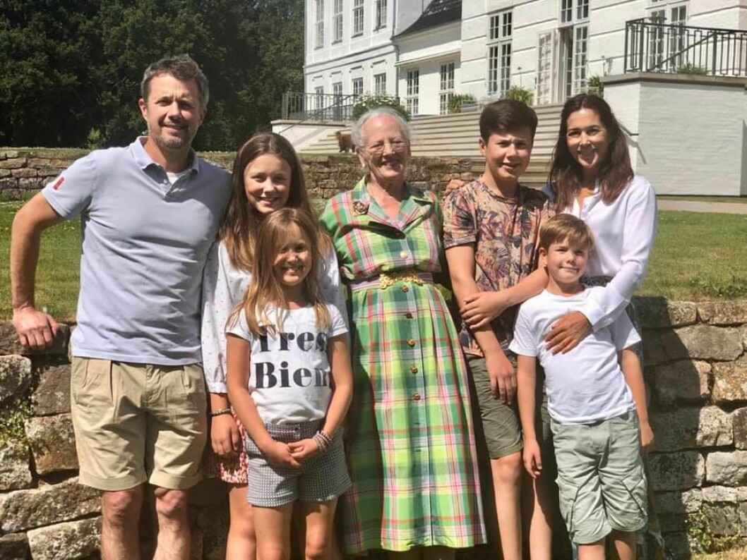 Danska kungafamiljen hovet