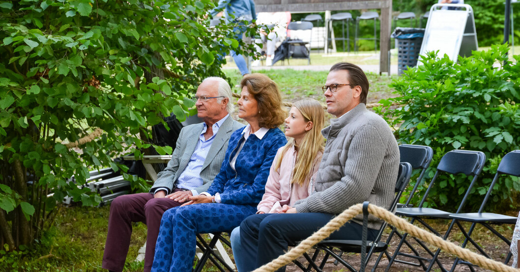 Leonore oh Daniel var på plats, men Victoria saknades!