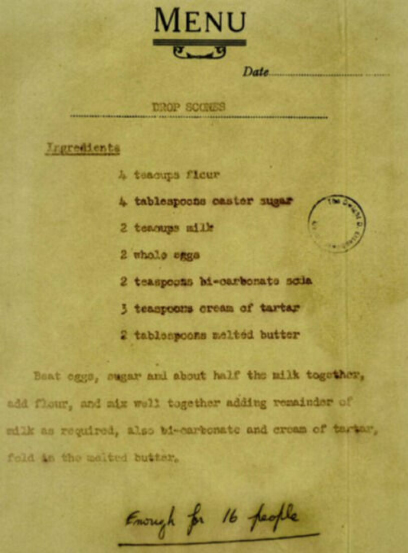 Drottning Elizabeths pannkaksrecept. Drottning Elizabeths pannkakor