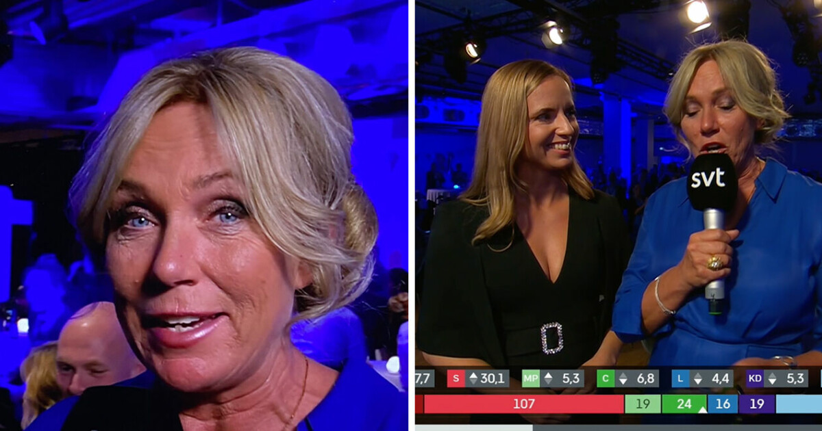 Anne Lundberg dök upp KD:s valvaka i tv-rutan | Svensk Dam