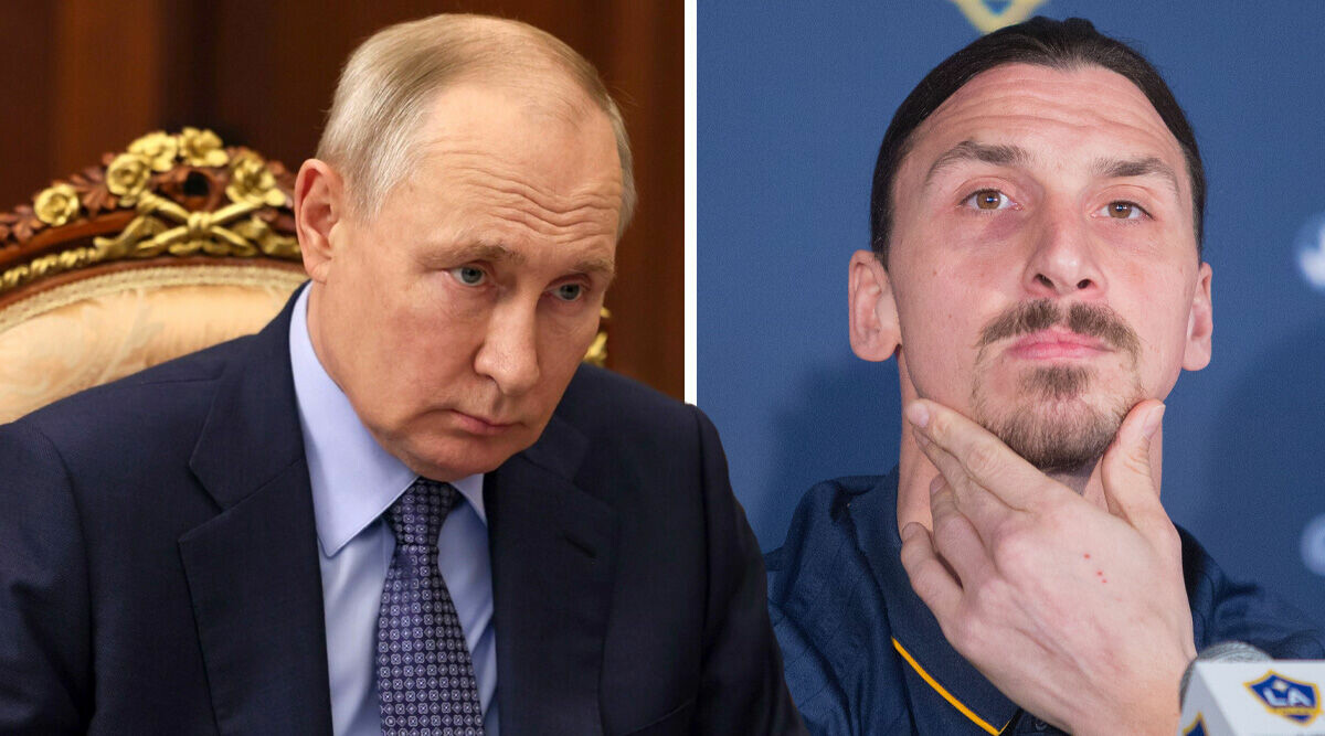 Här poserar Zlatan med sonen till Vladimir Putins "attackhund" – idrottarens kaxiga respons