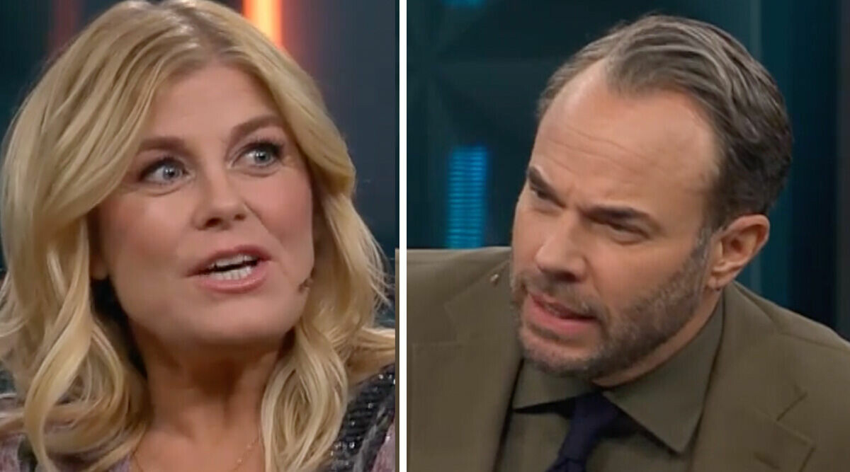 David Hellenius sätter dit Pernilla Wahlgren i sändning med jobbig fråga: "Vad fan?"