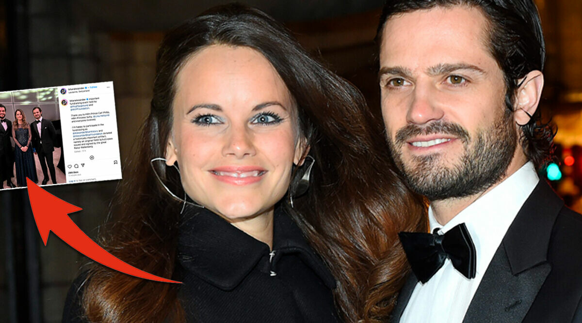 Sofia och Carl Philip på galaparty utomlands