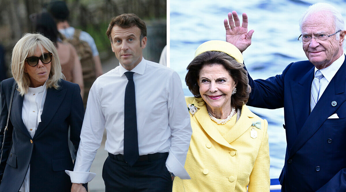 Kungens inbjudan till Emmanuel Macron – då kommer de till Sverige!
