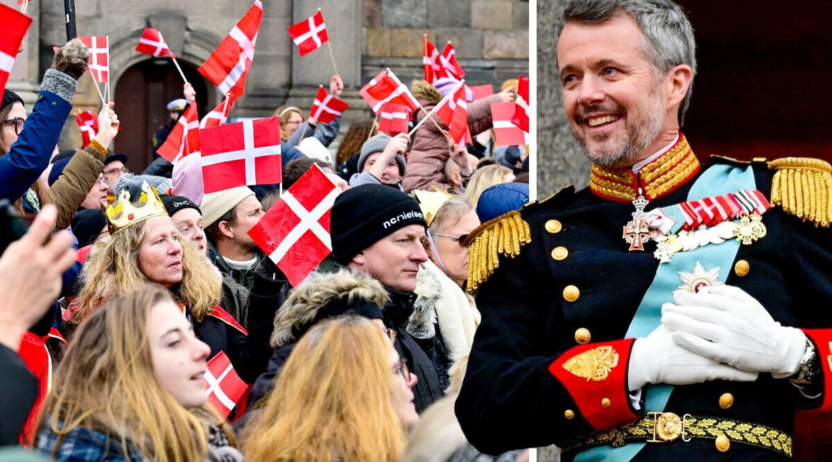 Otroliga siffran – så många samlades vid slottet under tronskiftet