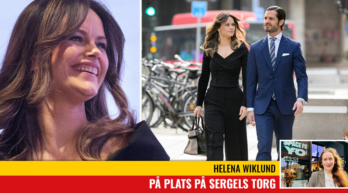 Här dyker Sofia och Carl Philip upp – mitt ute på stan!