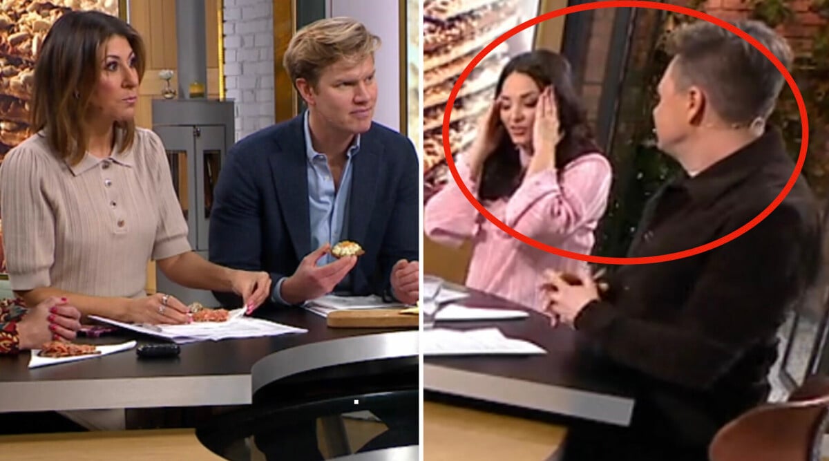 Här ryker TV4-profilerna ihop medan kamerorna rullar – och kollegerna blir helt paffa