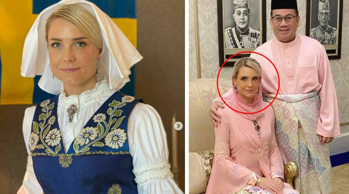 Svenska Sofie Louise blev prinsessa i Malaysia – skickar ut hemligt budskap i ny bild