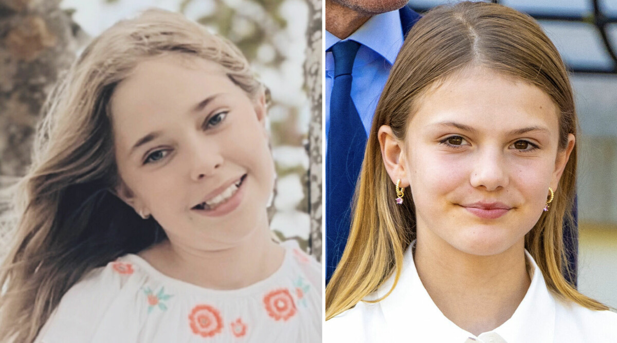 Förändringen mellan Estelle, 12, och lillkusinen Leonore, 10 – efter alla år