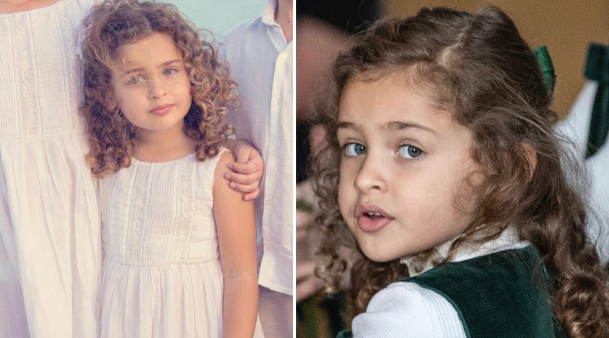 Frågetecknet kring Adrienne, 5, – efter speciella bilderna på prinsessan