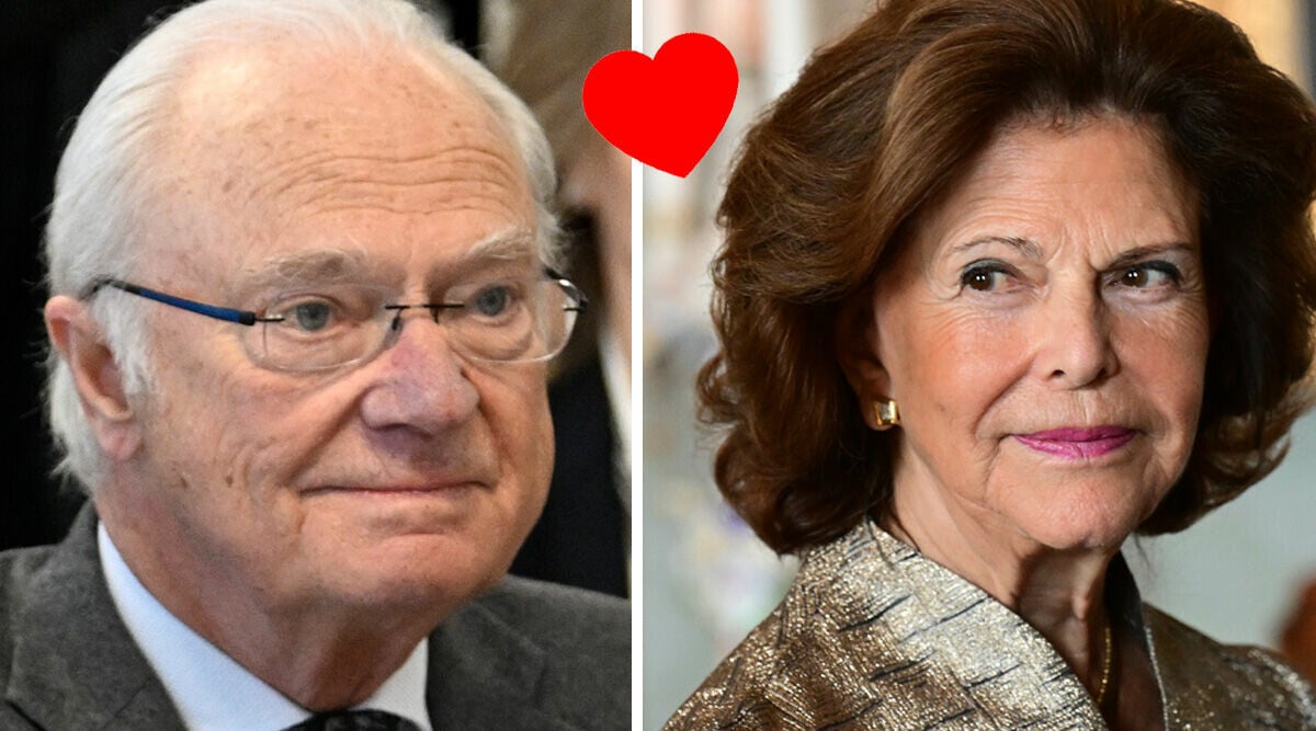 Kungen och Silvia fångas på bild under semestern – när de låter kärleken flöda!