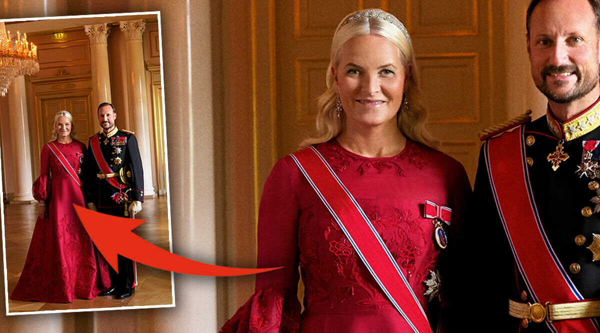 Mette-Marit klädd till gala – i aftonblåsan som skapat sensation