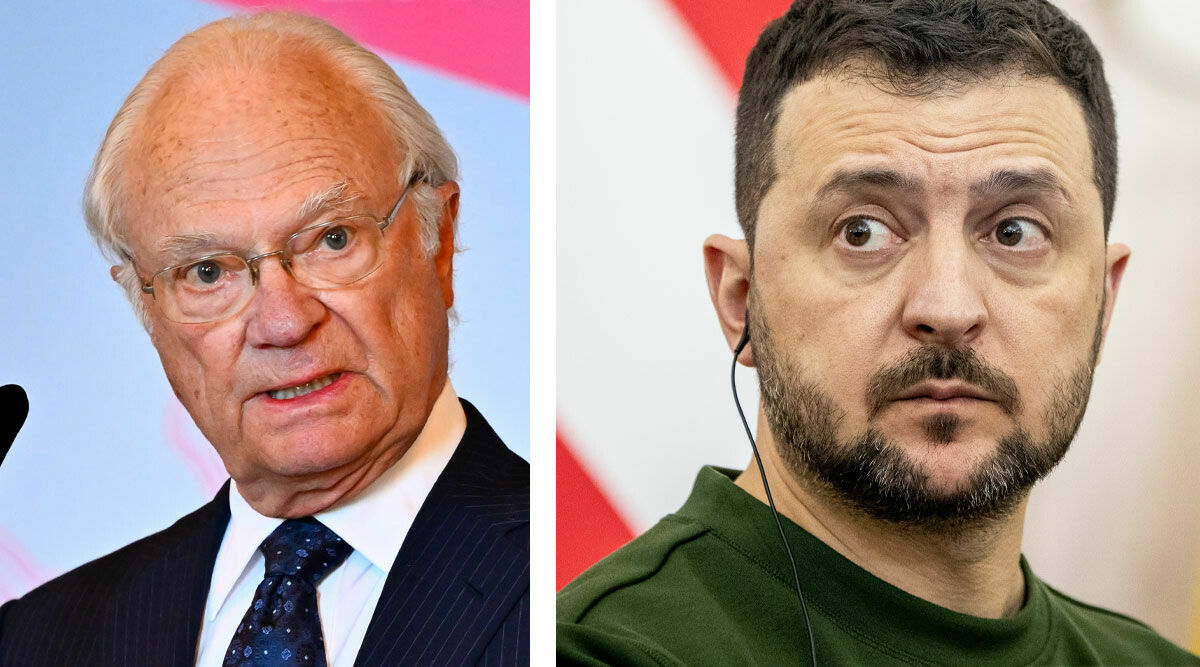 Hovets plötsliga besked – bekräftar kungens möte med Volodymyr Zelenskyj