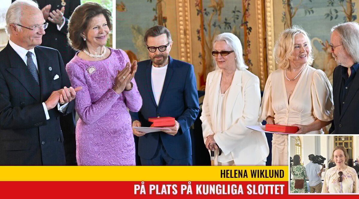 JUST NU: Här hedras ABBA av kungen och drottningen – se bilderna från slottet!
