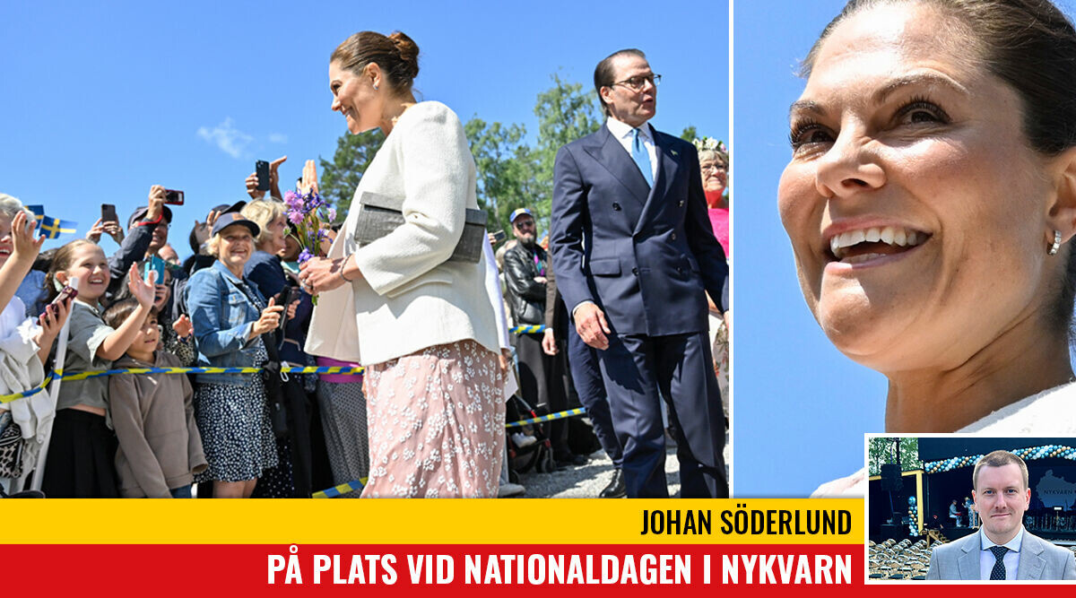 JUST NU: Folkfest när Victoria och Daniel firar!