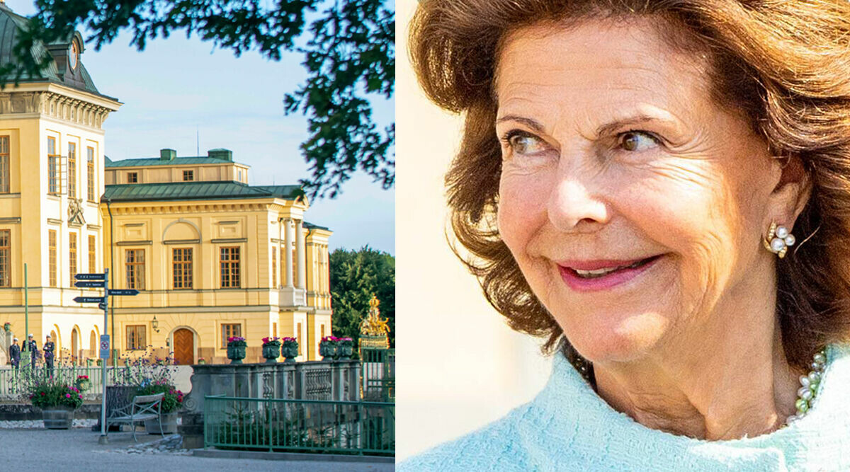 Silvia hemma på Drottningholm – se hennes chica look!