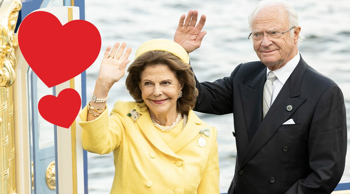 Drottning Silvia och kungen lämnar Sverige – för kärleksresa
